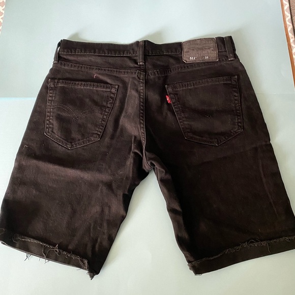 Black Men W33 511 Levi’s shorts - Picture 2 of 7